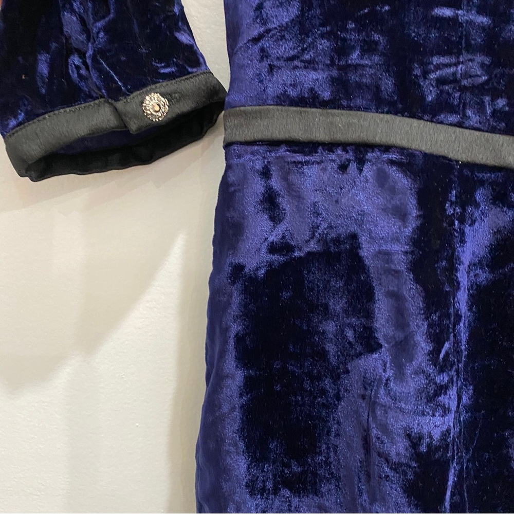 Velvet Open Back Romper - Picture 6 of 16